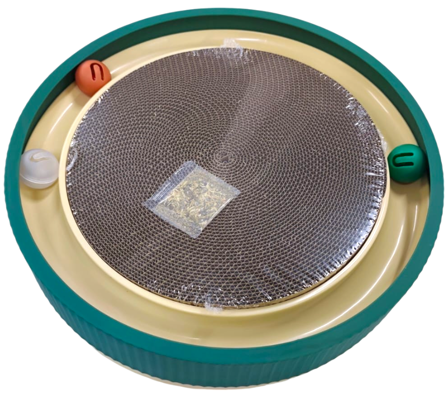 兩用圓盆賽球貓紙抓窉