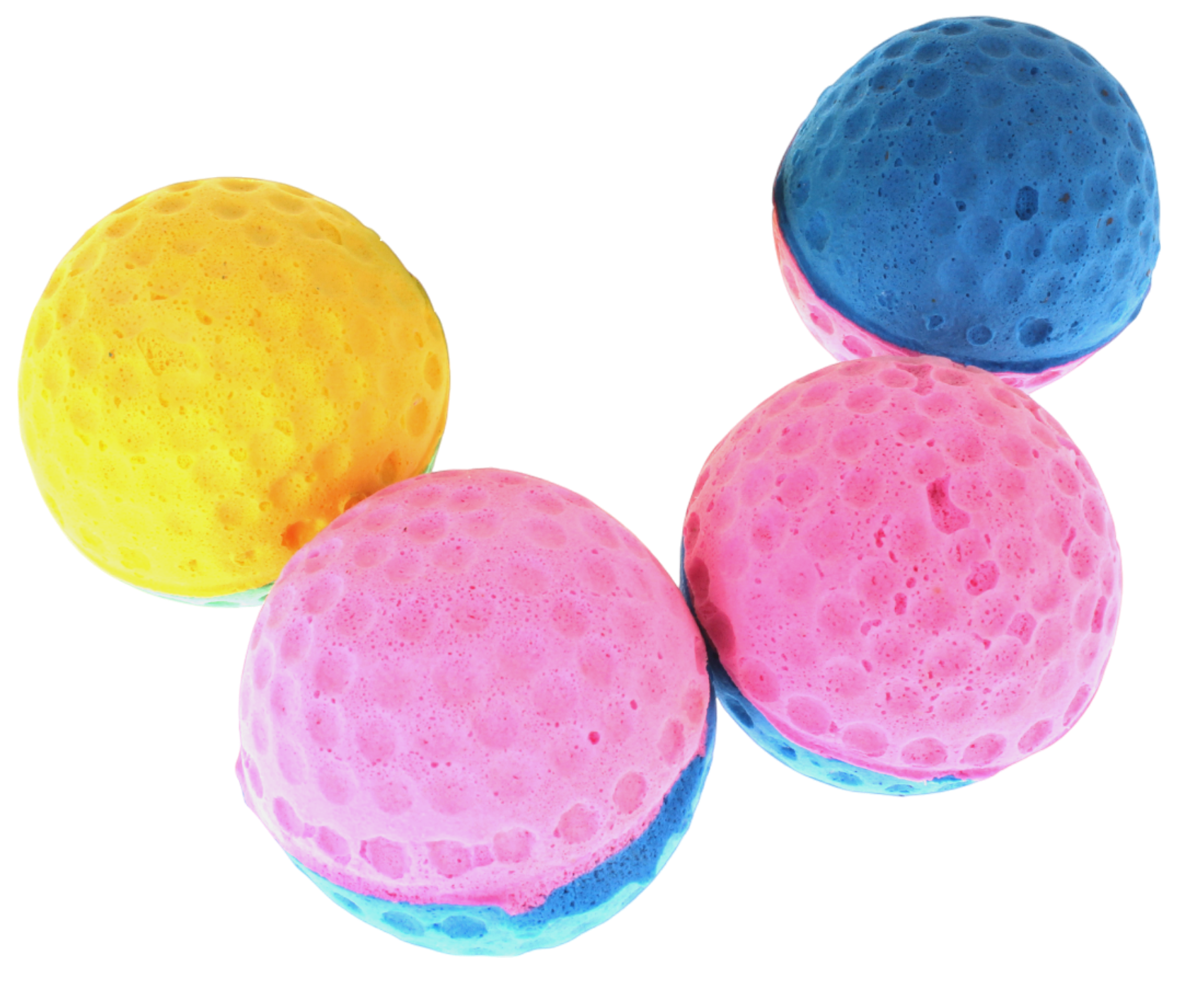 YN柔軟雙色高球貓玩具