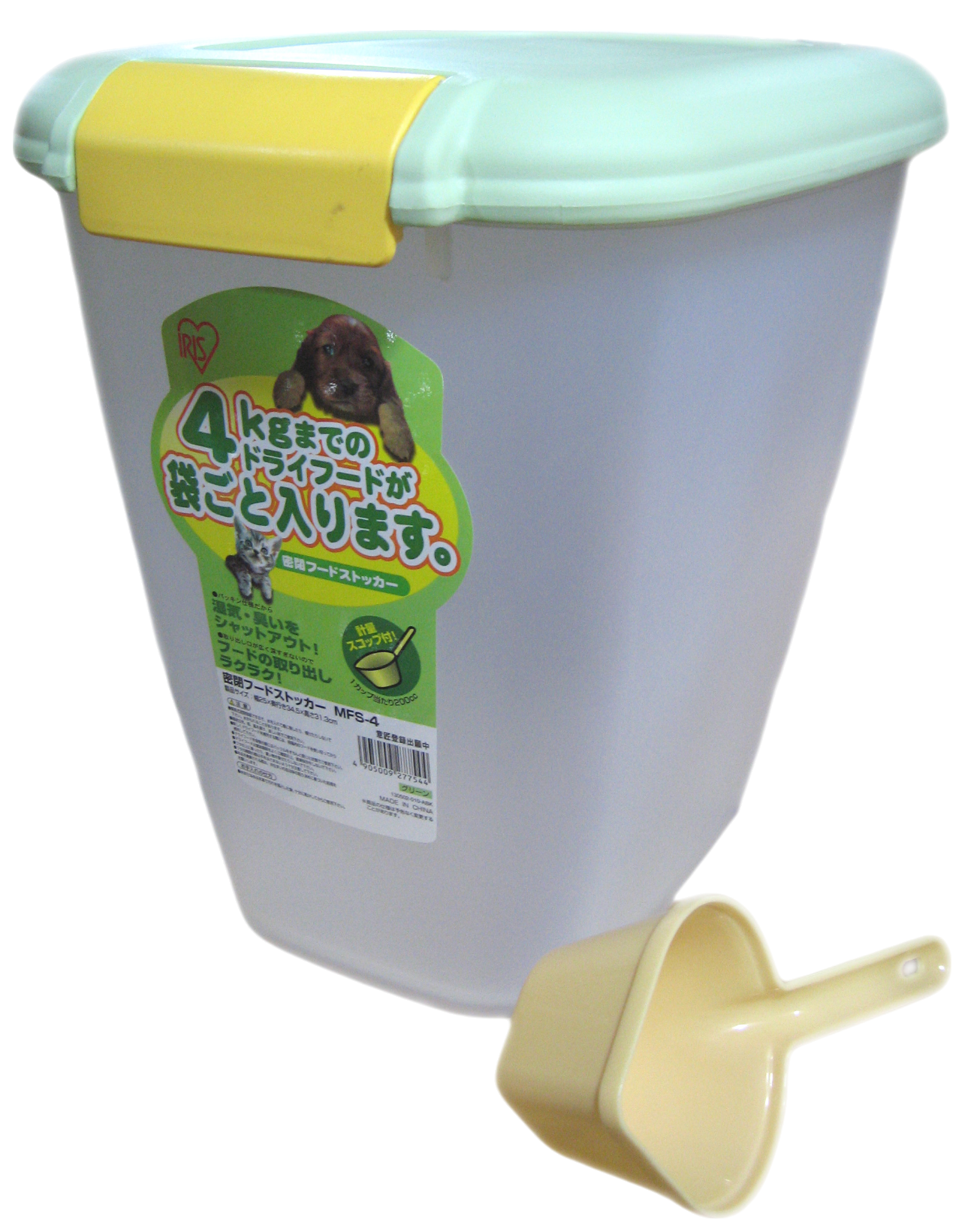 日本 IRIS MFS-4 密閉存食物桶 4KG