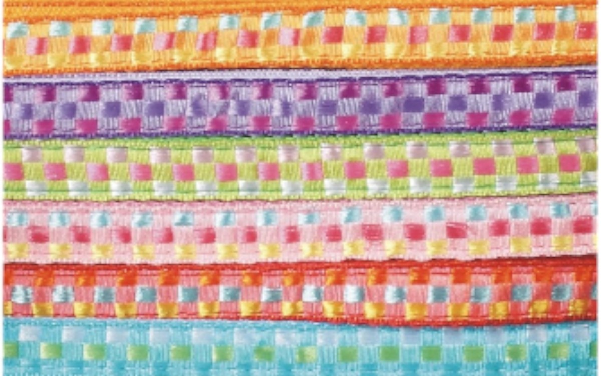 SW花色彩光拉頸帶套裝(編織格紋)