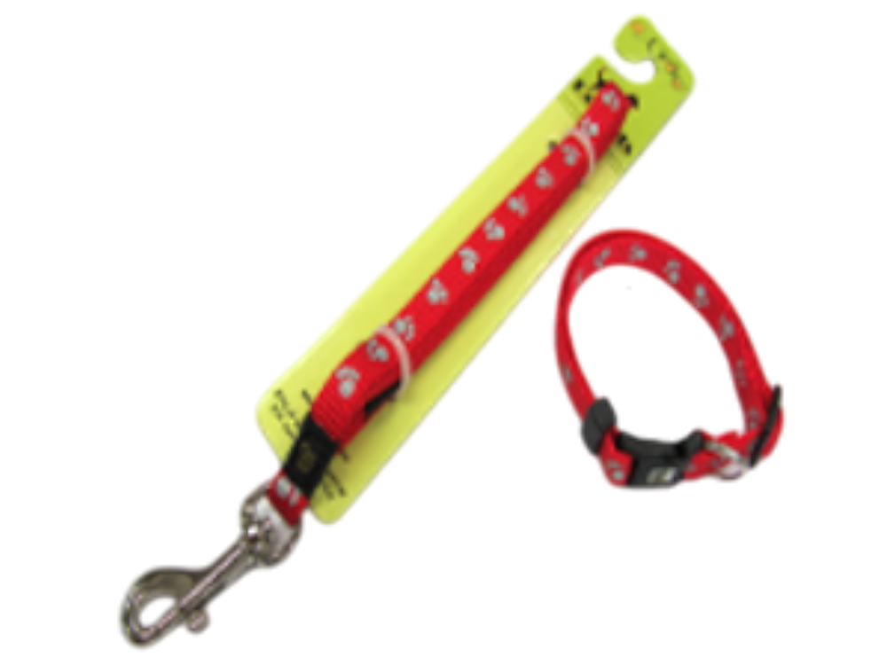 DOGCATS 網印骨頭拉頸帶套裝