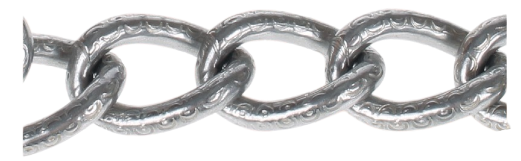 車花圖案不銹鋼 CHOKE CHAIN