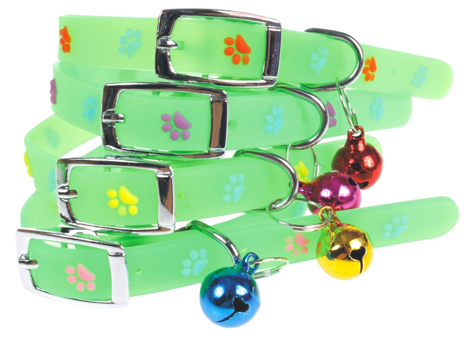 JC 夜光腳印頸帶(皮扣)