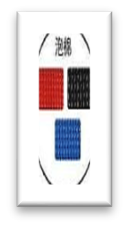 JC 泡棉光滑豹紋頸帶(皮扣)