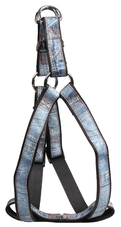 仿牛仔布紋尼龍拉胸帶