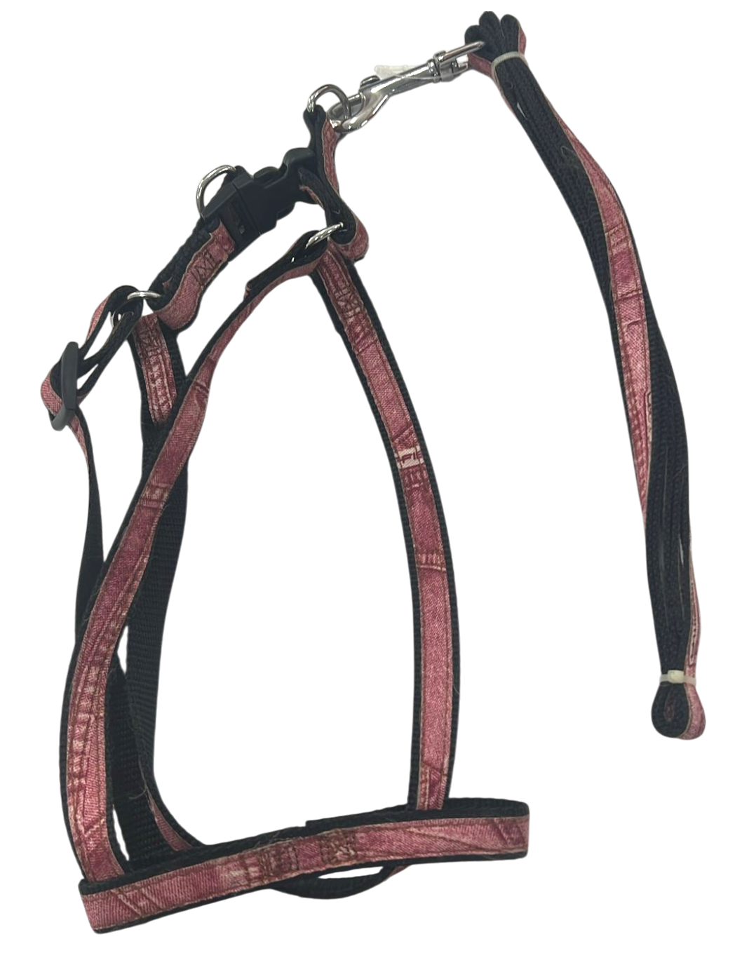 仿牛仔布紋尼龍拉胸帶