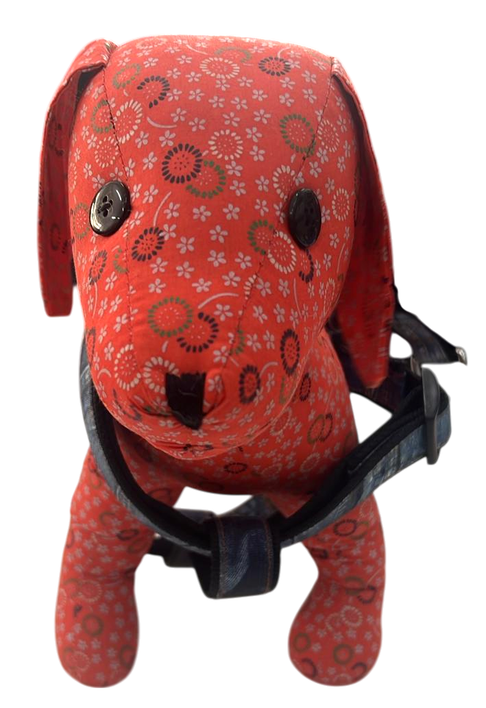 仿牛仔布紋尼龍拉胸帶