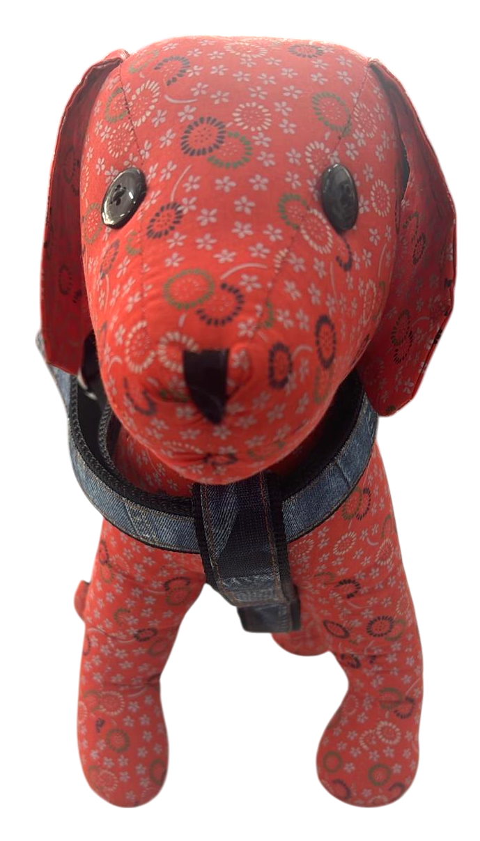 仿牛仔布紋尼龍拉胸帶