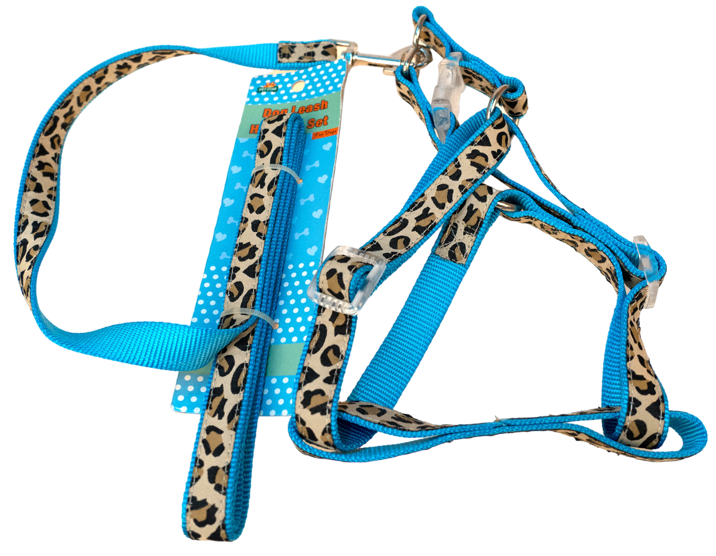 尼龍豹紋拉胸帶套裝