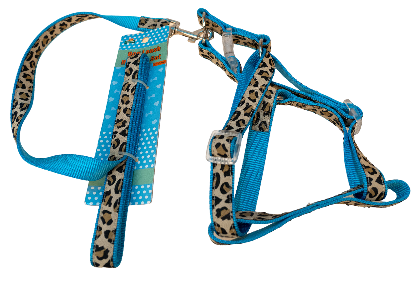 尼龍豹紋拉胸帶套裝