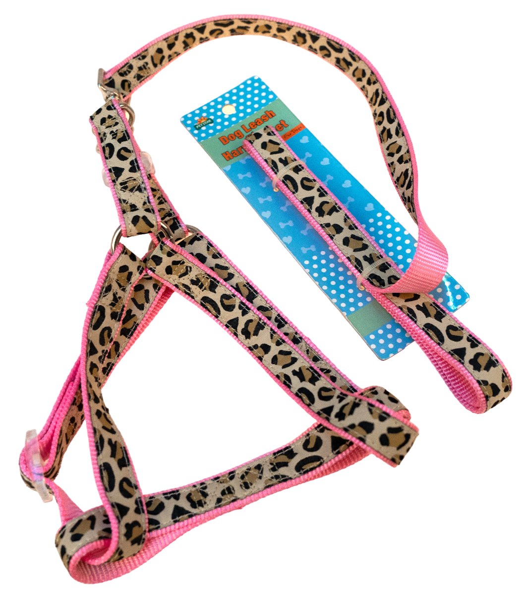 尼龍豹紋拉胸帶套裝