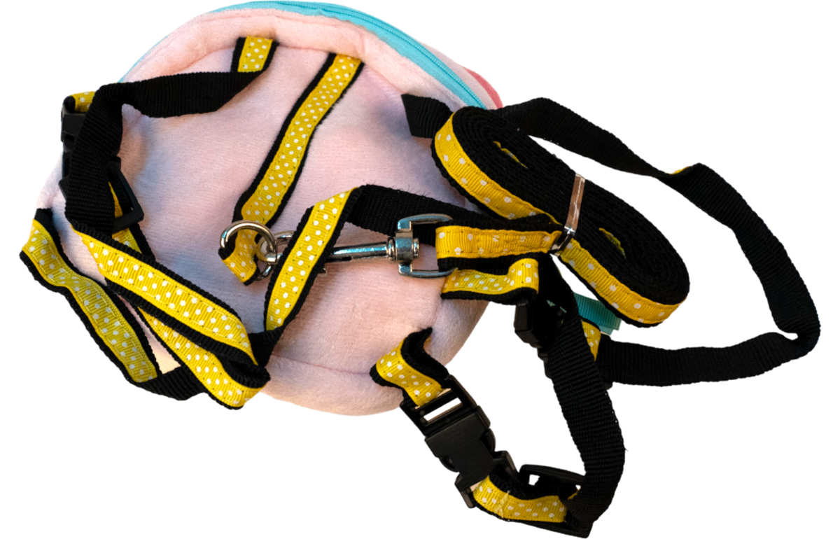 小萌豬豬自背包 (付引帶)