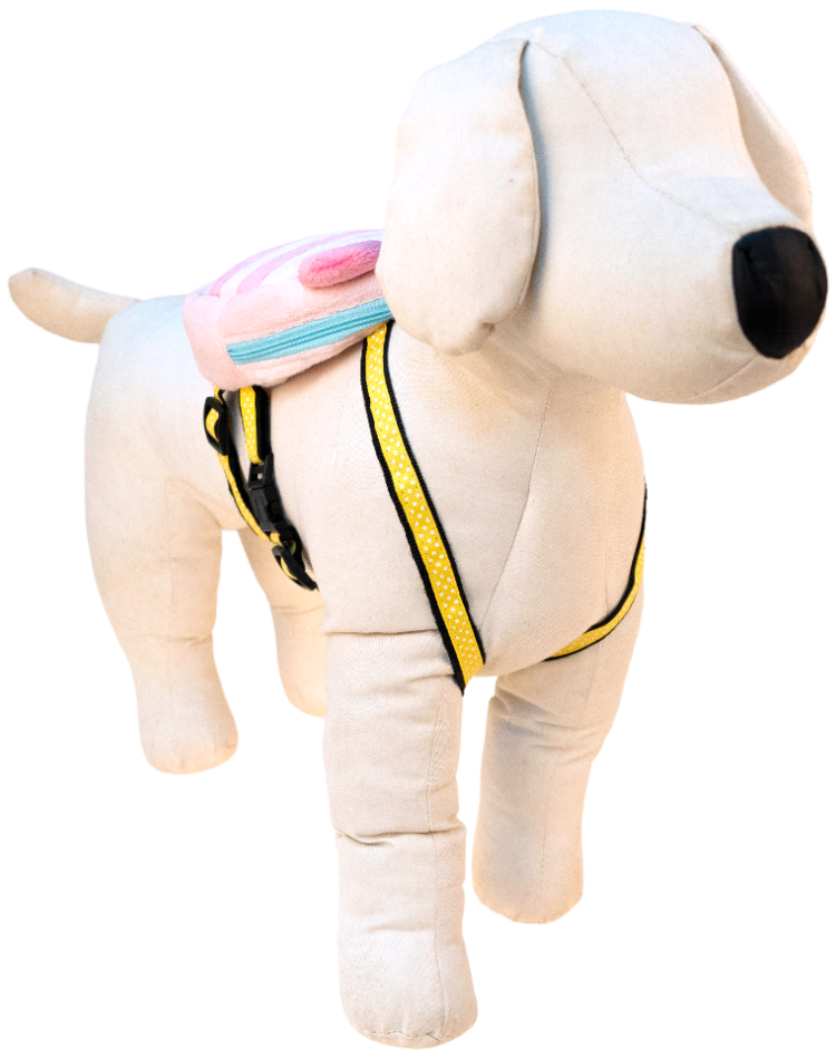 小萌豬豬自背包 (付引帶)