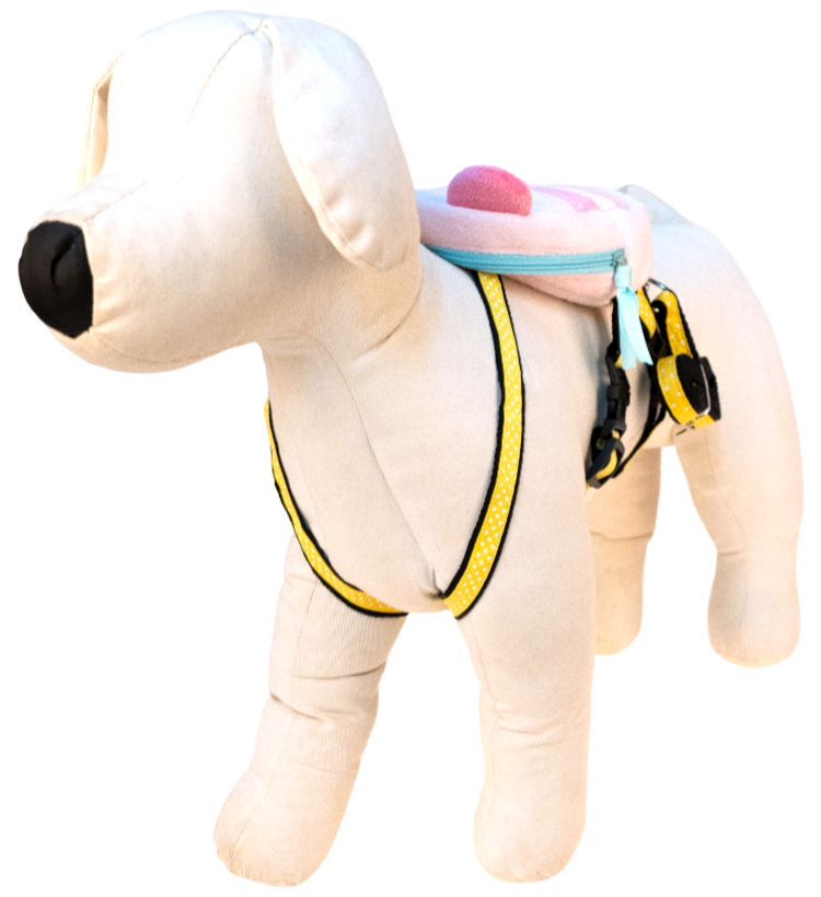 小萌豬豬自背包 (付引帶)