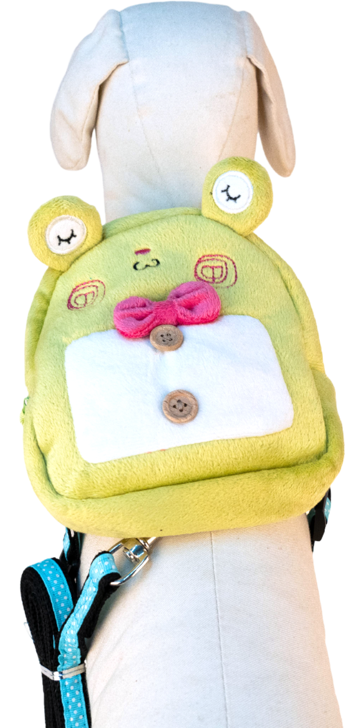 小萌青蛙自背包 (付引帶)