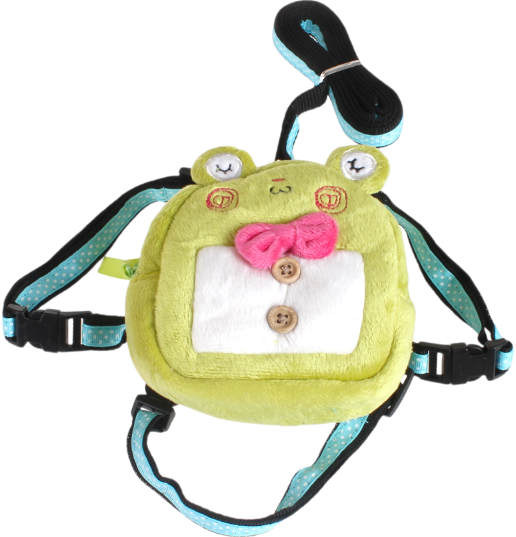 小萌青蛙自背包 (付引帶)