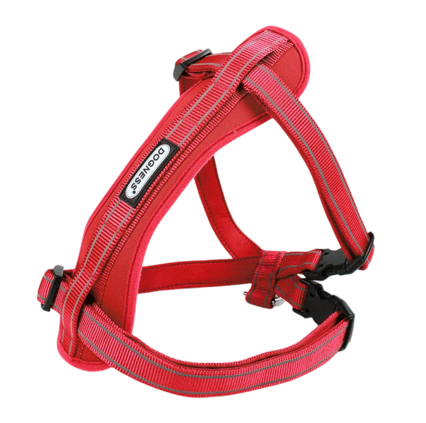 DOGNESS 純色反光尼龍舒適淨胸帶背帶