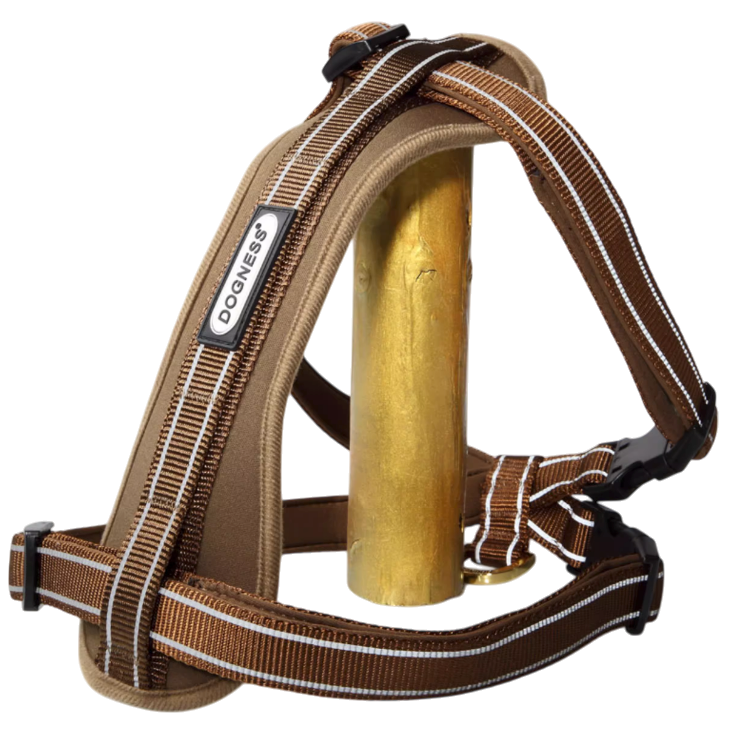 DOGNESS 純色反光尼龍舒適淨胸帶背帶