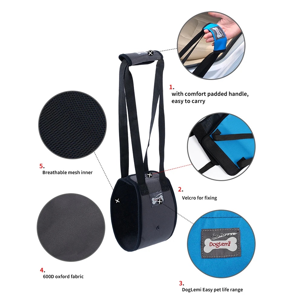 DogLemi牛津布狗狗助行帶