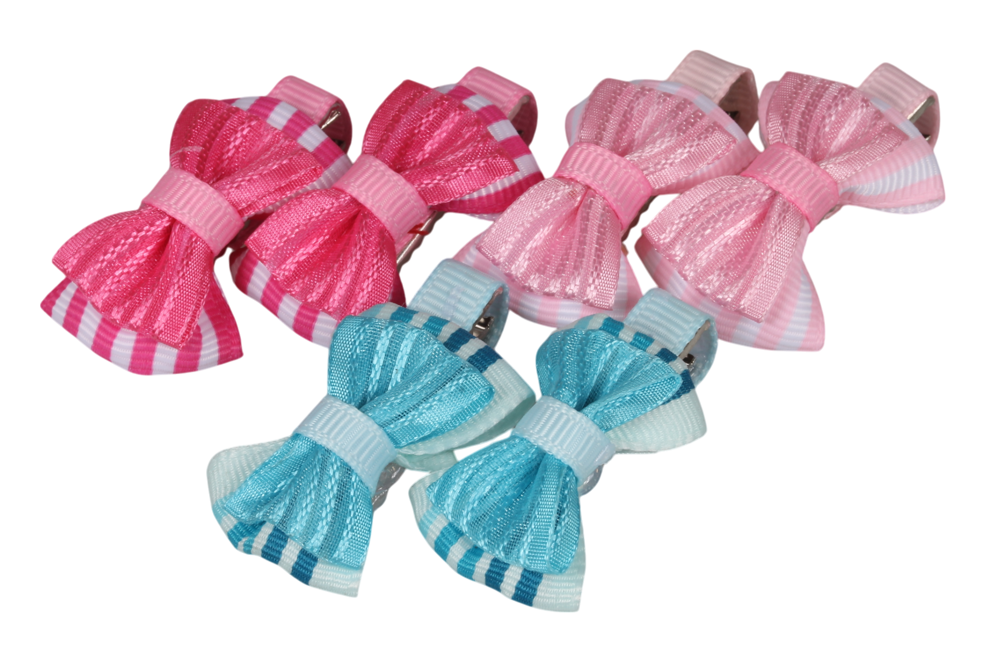 Lovabledog 絲帶花精緻寵物髮夾