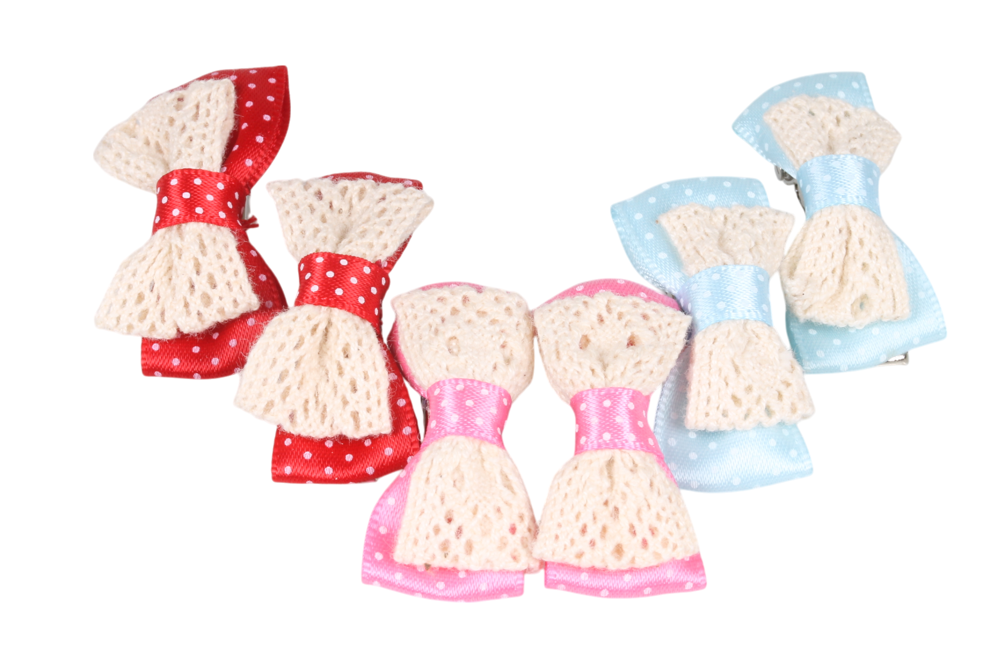 Lovabledog 蕾絲織花精緻寵物髮夾