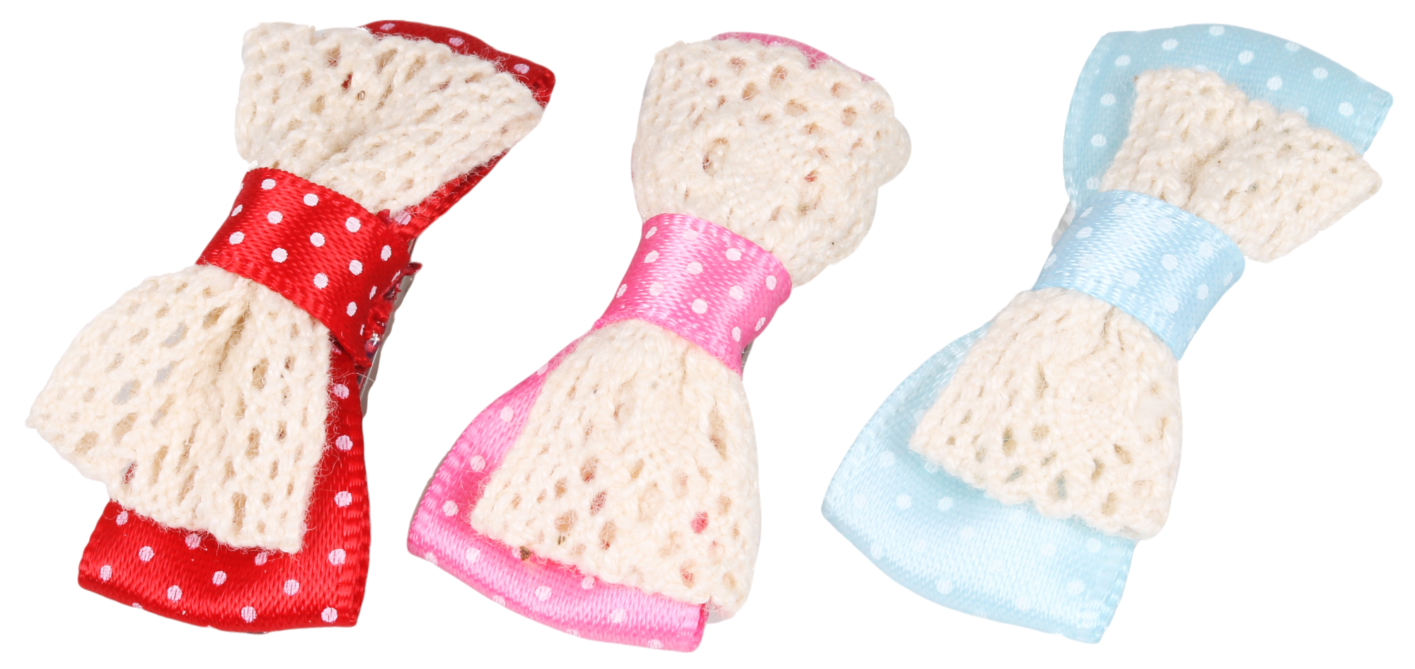 Lovabledog 蕾絲織花精緻寵物髮夾