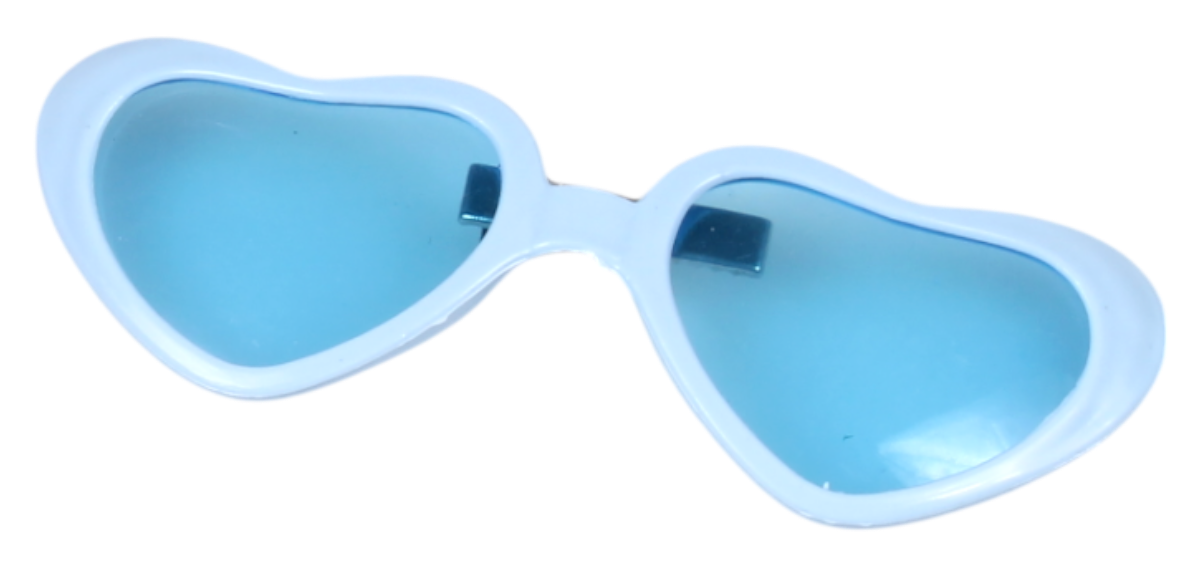 太陽眼鏡髮夾(心)