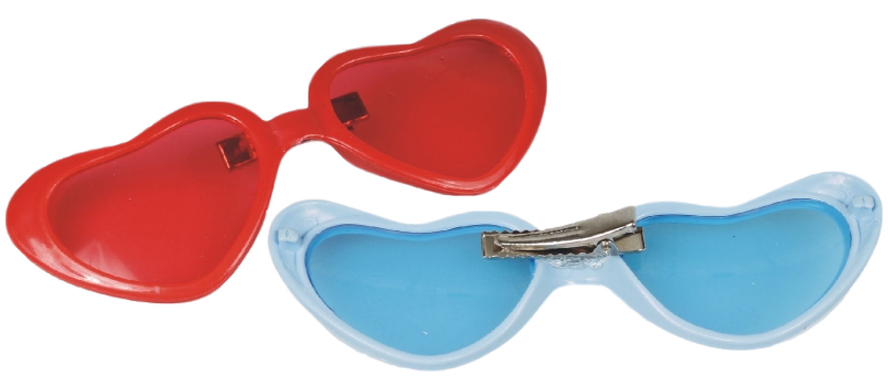 太陽眼鏡髮夾(心)