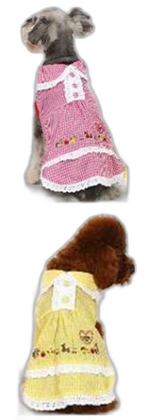 Lovabledog 圖案格子花裙