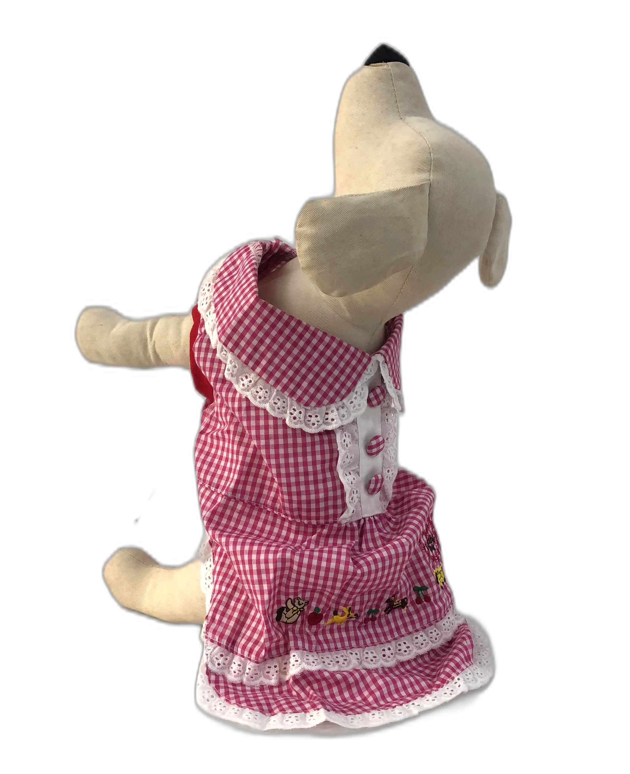 Lovabledog 圖案格子花裙