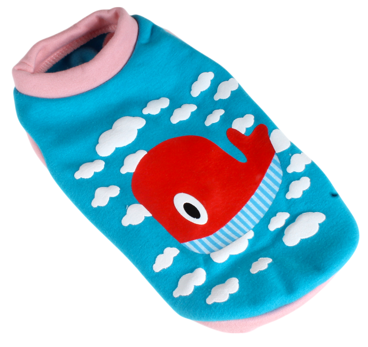 卡通鯨魚厚料背心