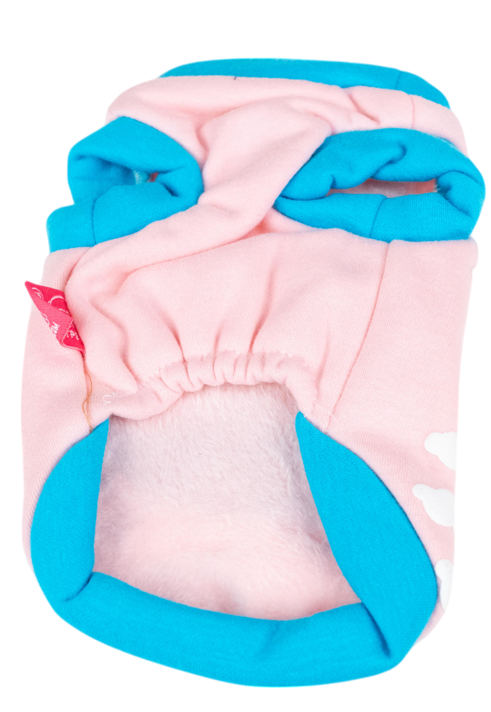 卡通鯨魚厚料背心