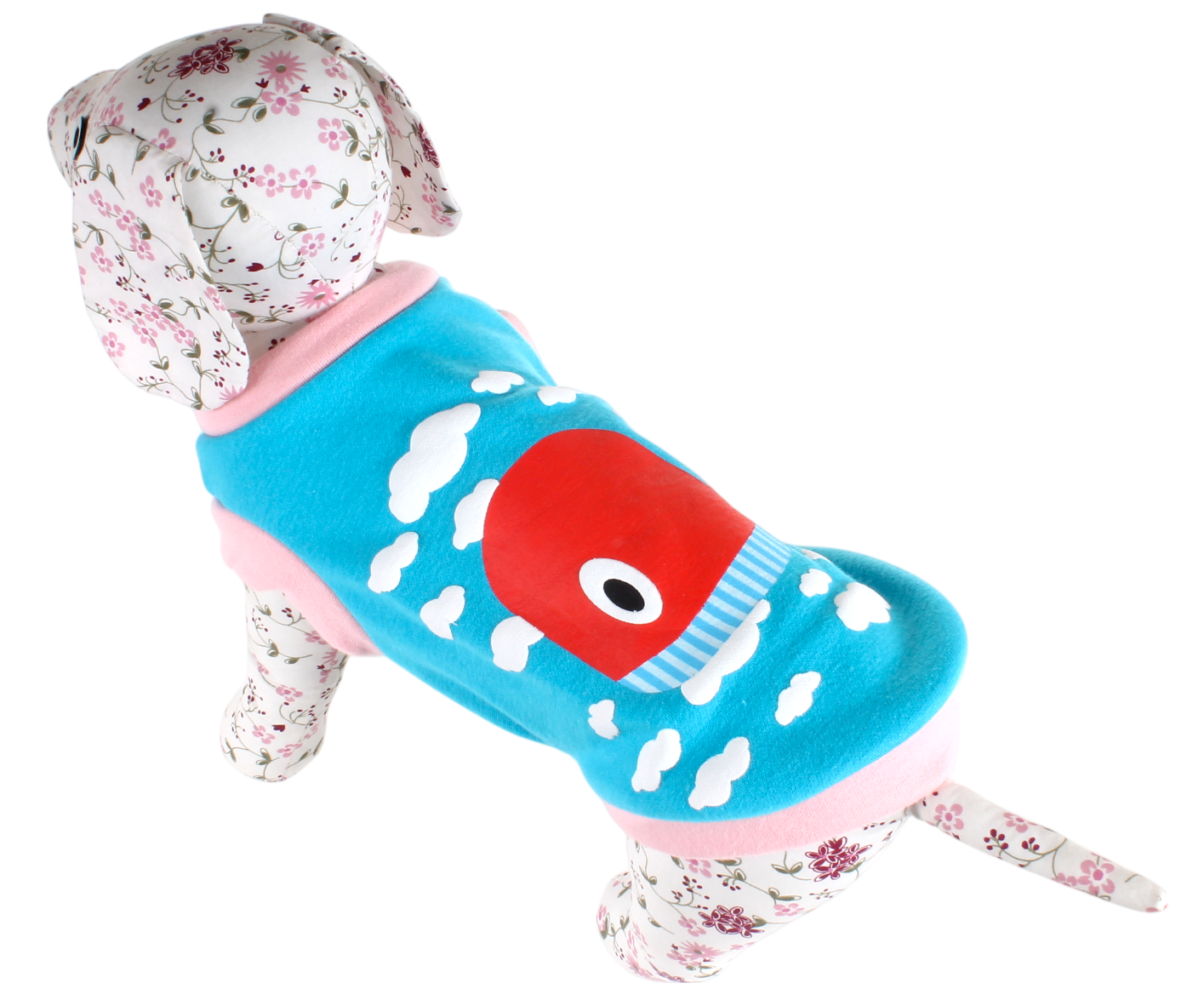 卡通鯨魚厚料背心