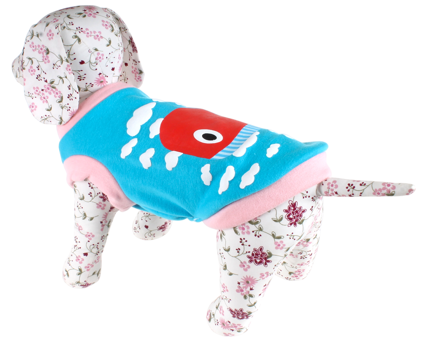 卡通鯨魚厚料背心