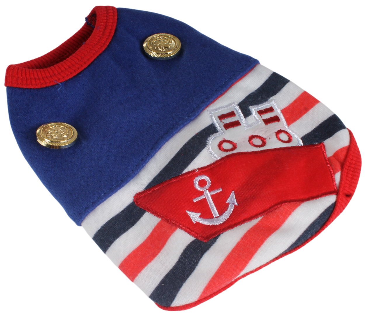 金裝水手橫條背心