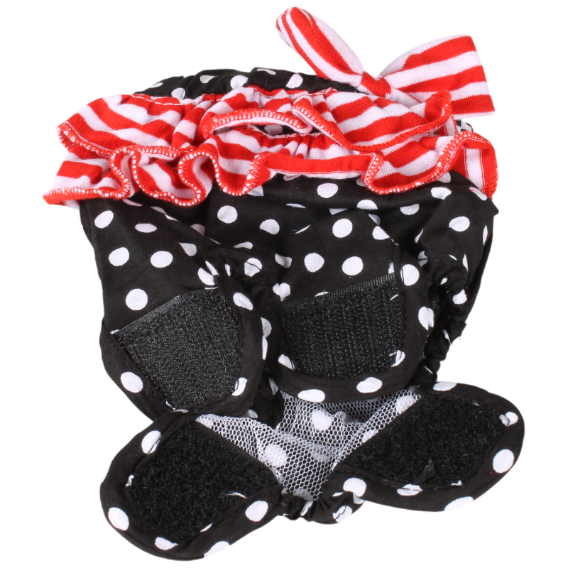 日本 ABBY 條紋波點生理褲