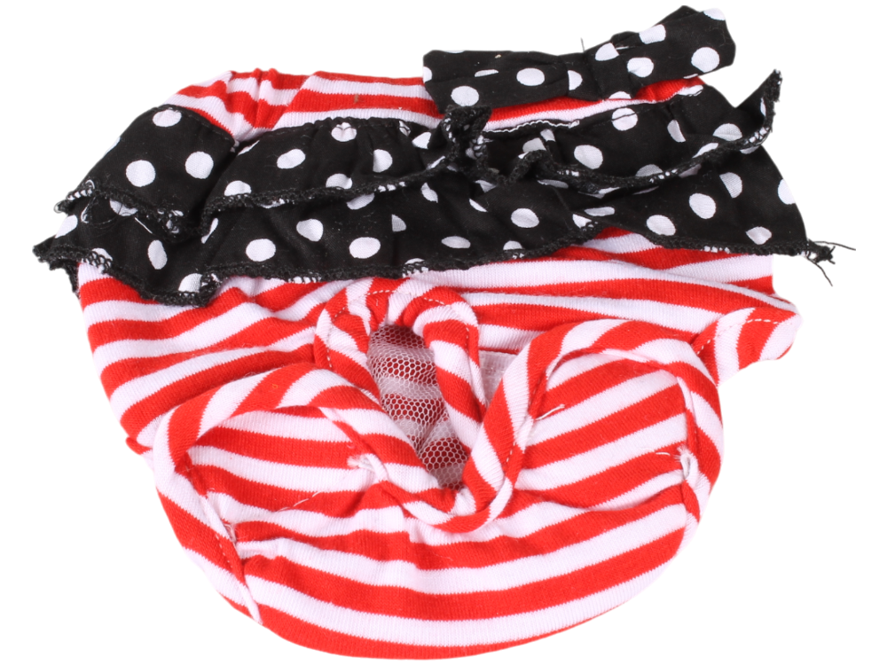 日本 ABBY 條紋波點生理褲