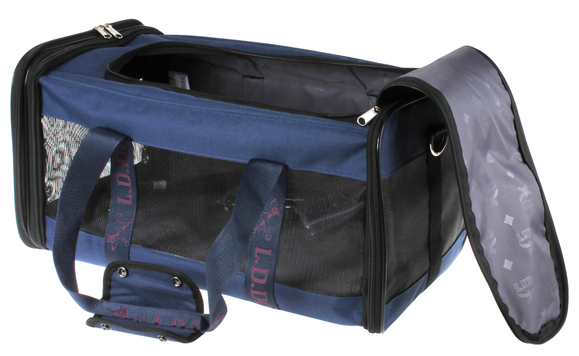 Lovabledog多用途四輪寵物包(全拉鏈)(附可裝拆輪子)