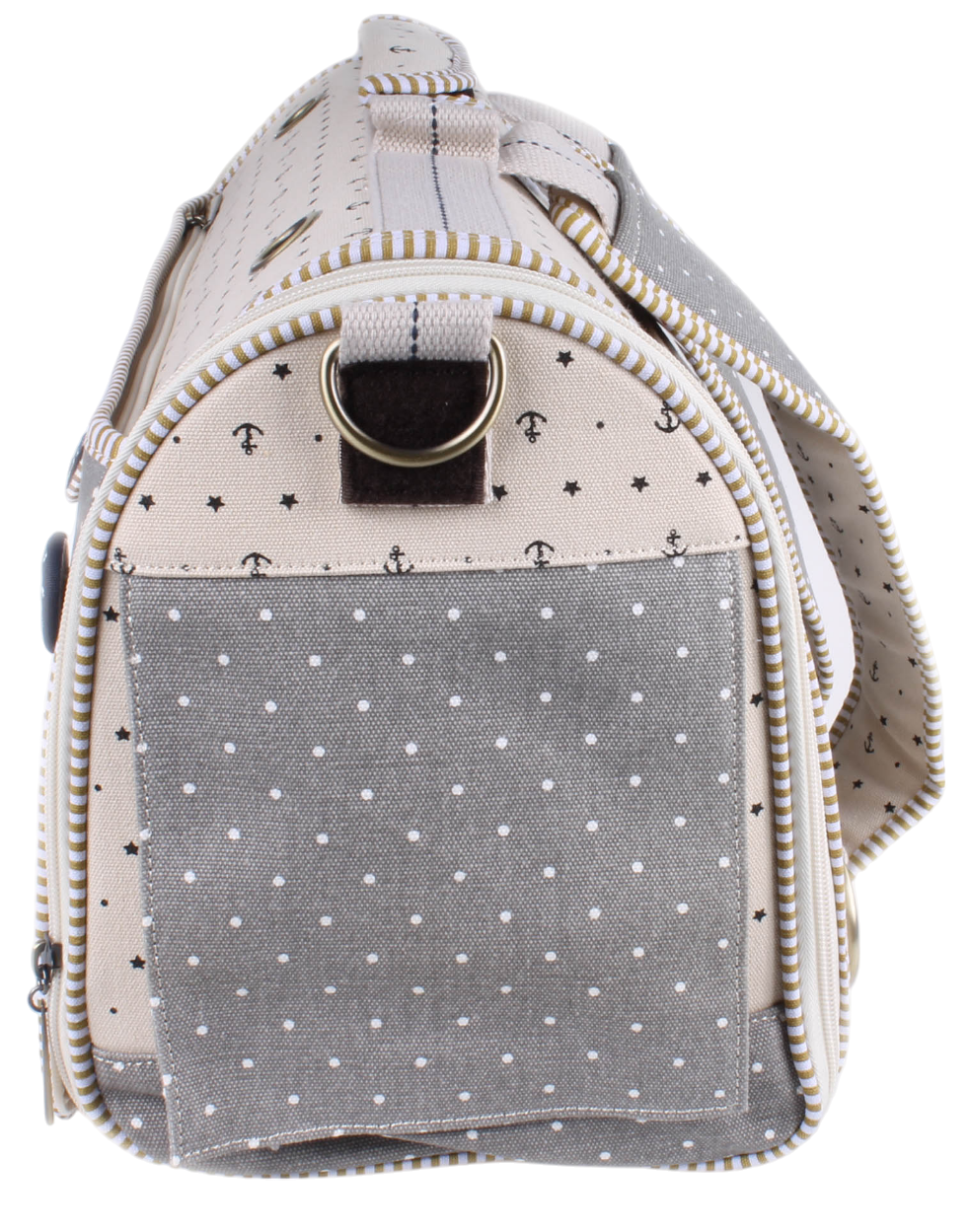 Royal Want 水手紋章波點兩用寵物背包 (全拉鏈)(全遮光)