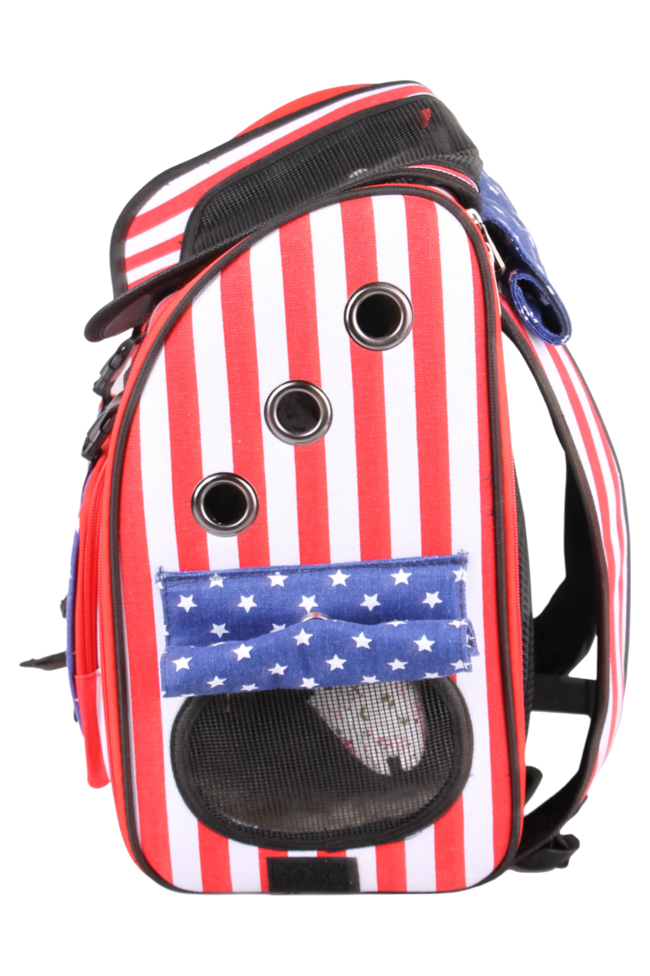 美式圖案多用途寵物背包(全遮光)(可折疊)