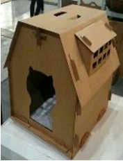 紙品貓豪宅(附貓草)