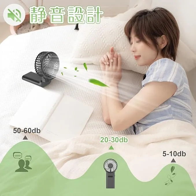 携帯扇風機 卓上扇風機 手持ち扇風機静音