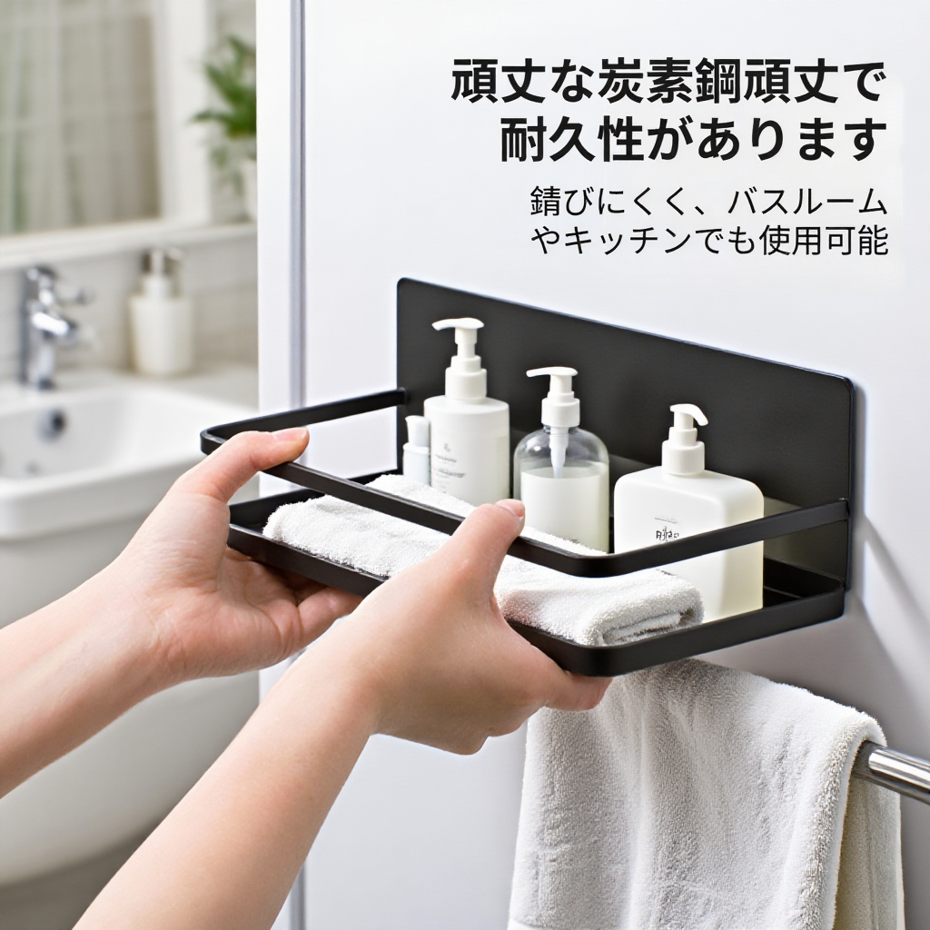 冰箱置物架 厨房用品挂架 收纳整理架 磁吸冰箱侧挂架 免打孔 侧置物架