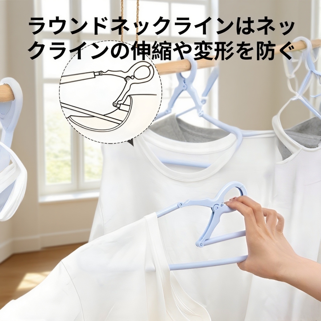 高層防風クリップ付きハンガー｜厚手プラスチック屋外物干しハンガー