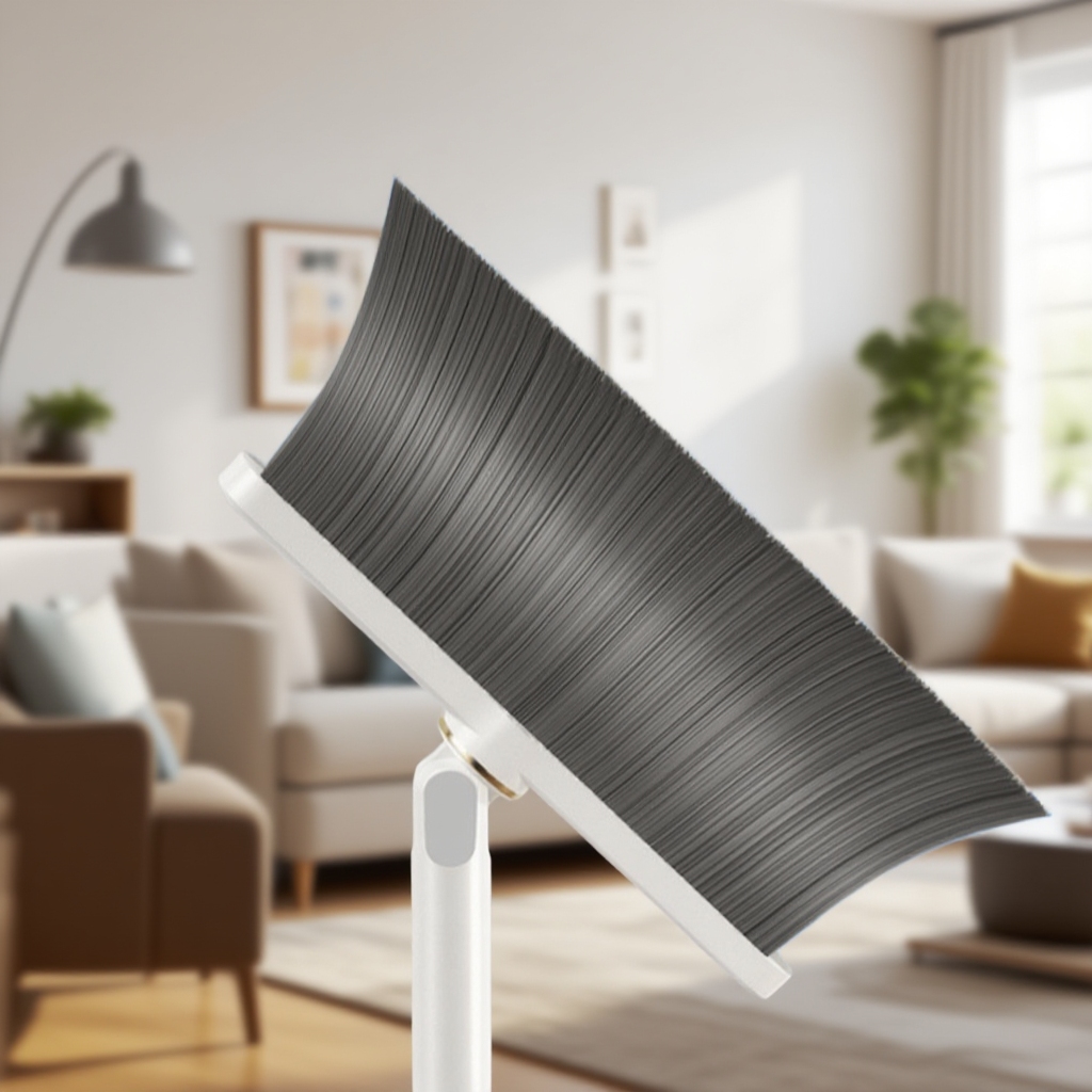 完璧な家庭用ほうきちりとりセット 太くなった長い柄の柔らかい毛の多機能掃除用具