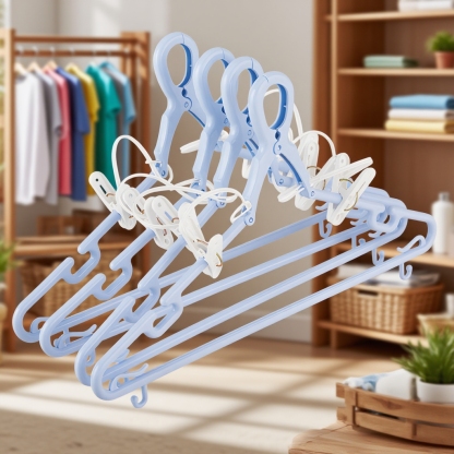 高層防風クリップ付きハンガー｜厚手プラスチック屋外物干しハンガー