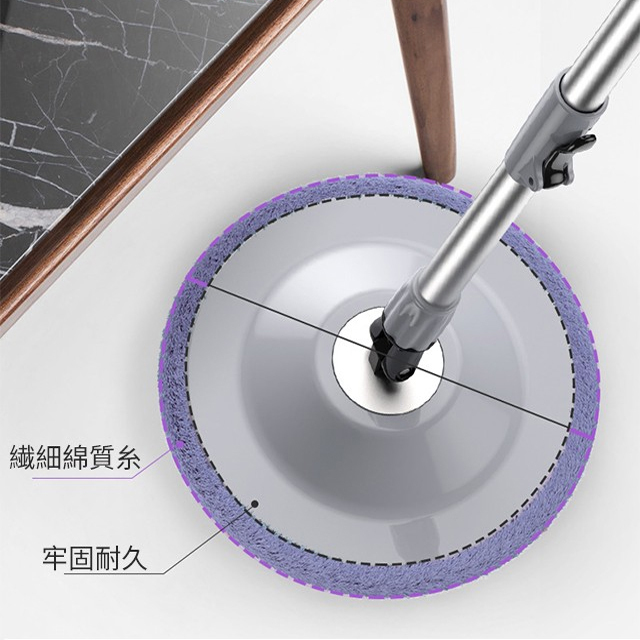 バケツ付き回転モップ