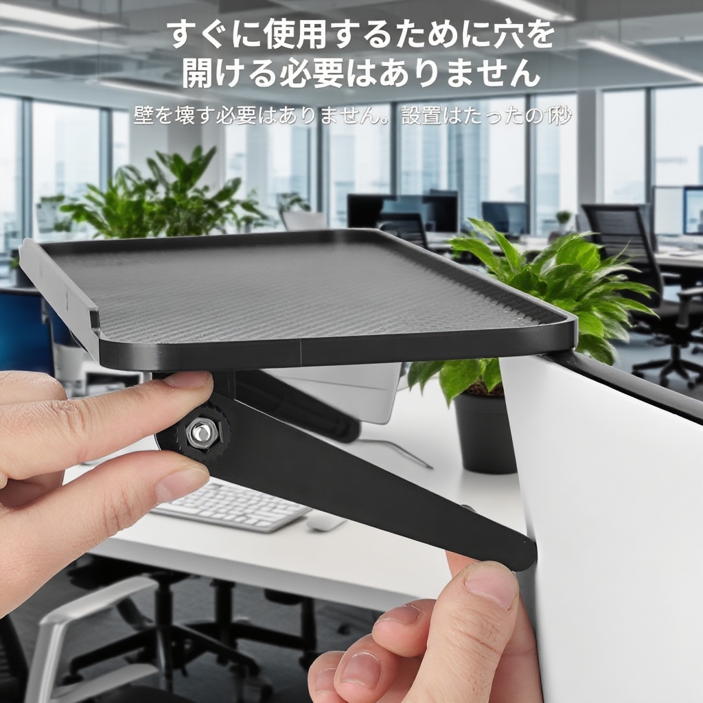 セットトップボックスディスプレイホームストレージブラケットテレビコンピュータ画面パンチフリープラスチックストレージラック