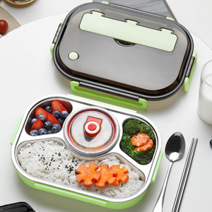 304ステンレス鋼製仕切りランチボックス