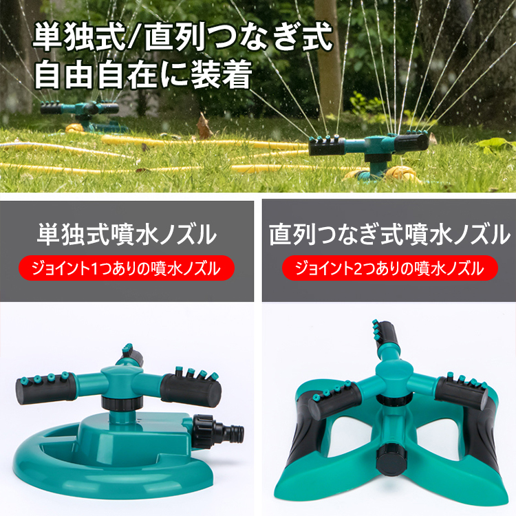 ロータリー自動散水ノズル